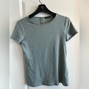 Peserico Cotton Short Sleeve Tee, size 44 (US 6)